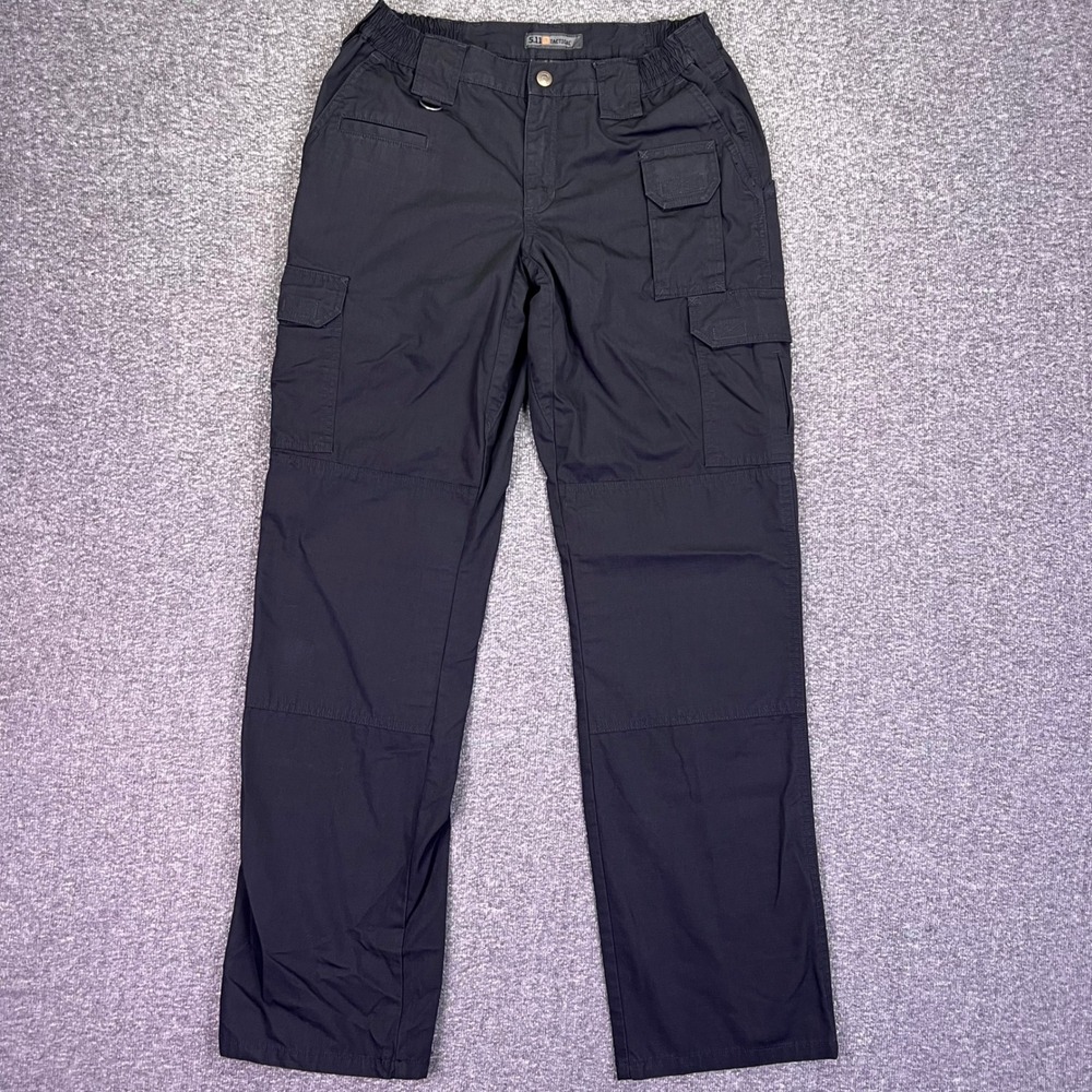 5.11 Tactical Pants Womens 8L Black Workwear Taclite Pro Ripstop Utility 64360